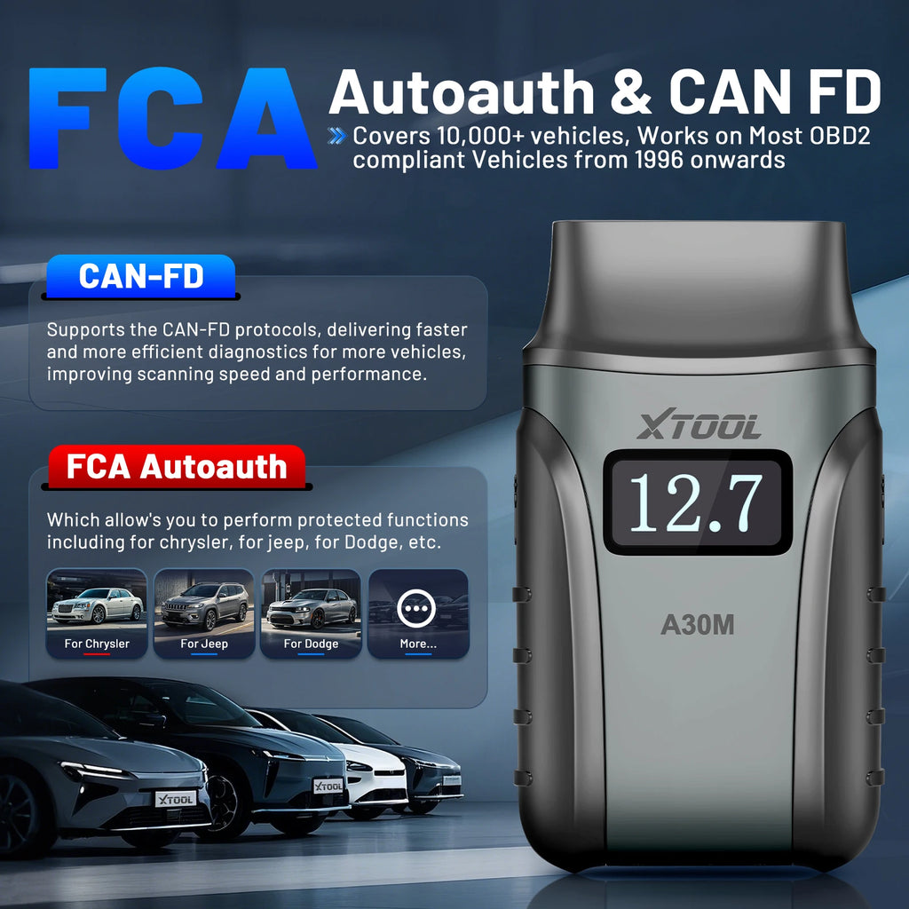 "LuxPoint Pro OBD2 Scanner | Wireless Car Diagnostic Tool"