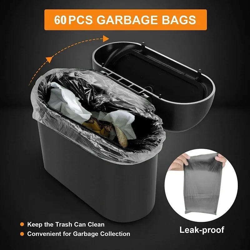 LuxPoint™ Compact Car Trash Bin