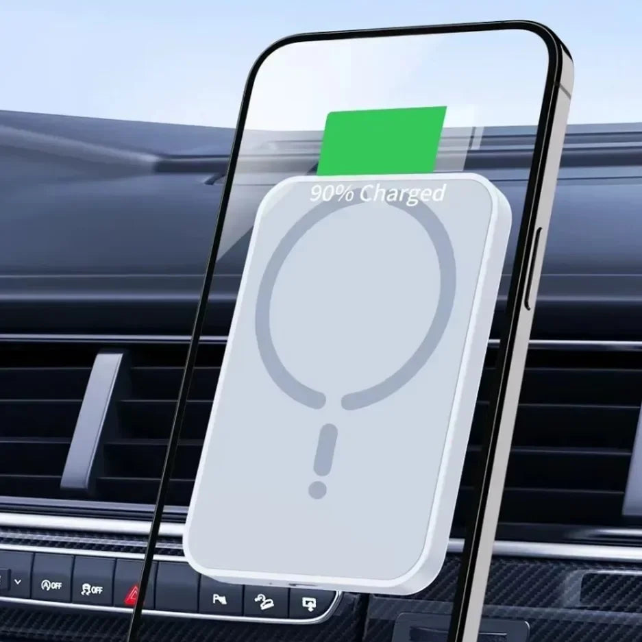 LuxPoint™ MagSafe Wireless Car Charger — 15W Fast Charge Mount